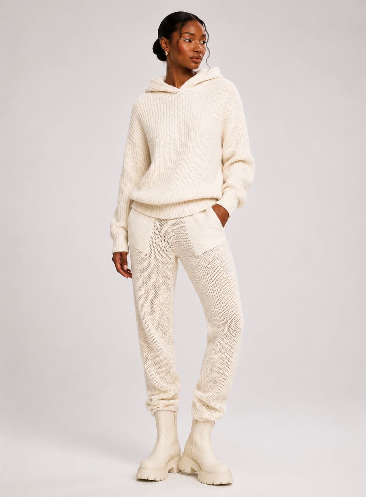 The Igloo Sweater in textured knit